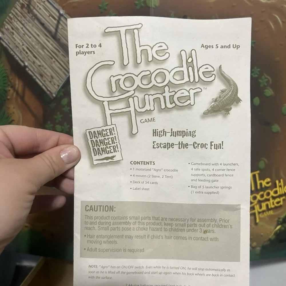 The Crocodile Hunter Game Replacements Parts